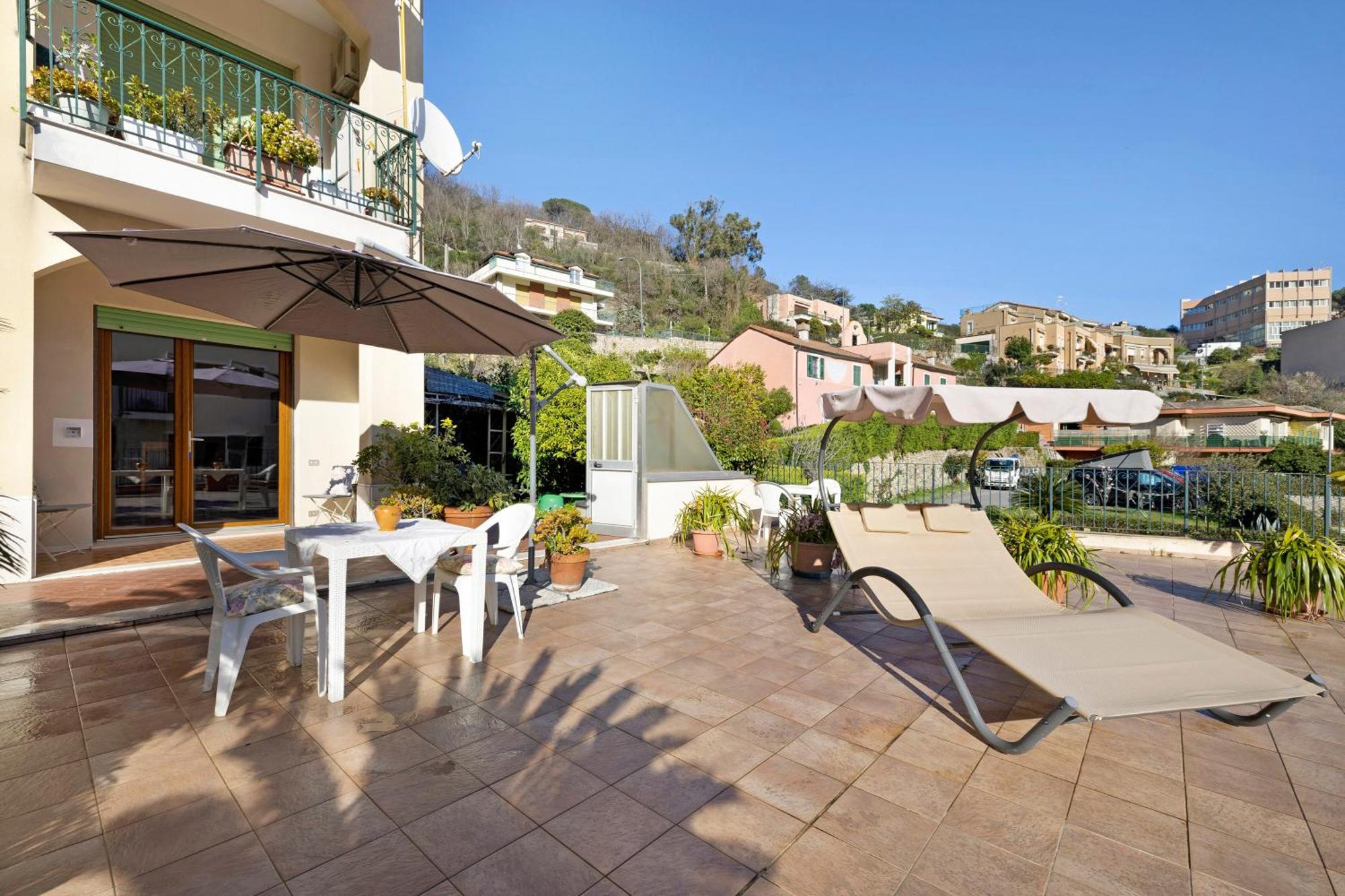 Ferienwohnung La Terrazza Di Elico Finale Ligure Exterior foto